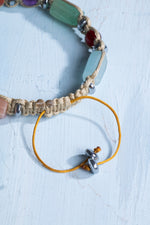 Sertifikalı Koç Burcu Doğal Taş Makrome Bileklik 4