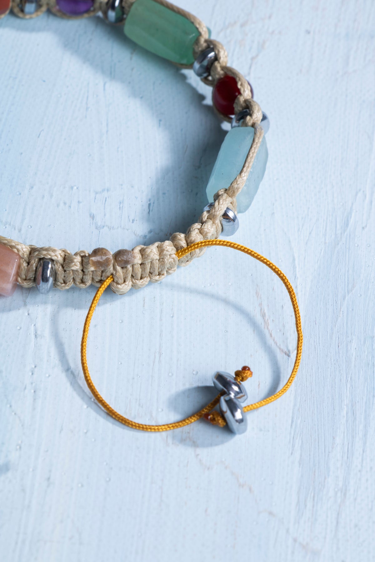 Sertifikalı Koç Burcu Doğal Taş Makrome Bileklik 4