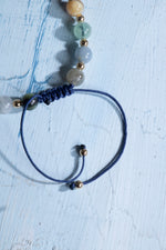 Sertifikalı Kova Burcu Doğal Taş Makrome Bileklik 4