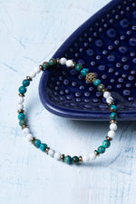 Sertifikalı Krizokol Hematit Havlit Zirkon Aparat Doğal Taş Bileklik