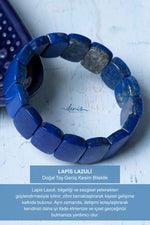 Sertifikalı Lapis Lazuli Doğal Taş Bileklik