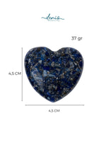 Sertifikalı Lapis Lazuli Doğal Taş Bilgelik ve Karar Alma Kalbi S.K: 0041