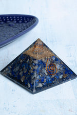 Sertifikalı Lapis Lazuli Doğal Taş Derin Bilgelik Piramidi S.K: 0024