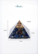 Sertifikalı Lapis Lazuli Doğal Taş Derin Bilgelik Piramidi S.K: 0024