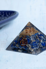 Sertifikalı Lapis Lazuli Doğal Taş Piramit - Bilgelik Piramidi S.K: 0002