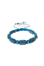 Sertifikalı Makrome Dumortierit Doğal Taş Bileklik