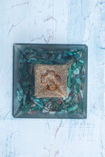 Sertifikalı Malahit Doğal Taş Dönüşüm Piramidi S.K: 0013