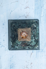 Sertifikalı Malahit Doğal Taş Duygu Temizleme Piramidi S.K: 0017