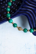 Sertifikalı Malahit ve Hematit Doğal Taş Bileklik