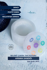 Sertifikalı Selenit Çakra Takı Kutusu (Arınma Sandığı) S.K: 0073