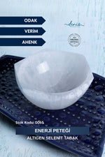Sertifikalı Selenit Enerji Peteği Altıgen Tabak S.K: 0065