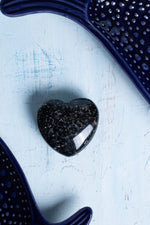 Sertifikalı Şungit Doğal Taş - Arınma ve Detoks Kalbi S.K: 0039