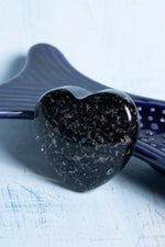 Sertifikalı Şungit Doğal Taş - Arınma ve Detoks Kalbi S.K: 0039