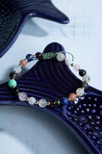 Sertifikalı Terazi Burcu Doğal Taş Makrome Bileklik 2