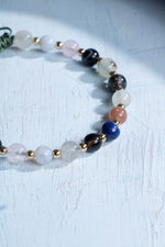 Sertifikalı Terazi Burcu Doğal Taş Makrome Bileklik 2