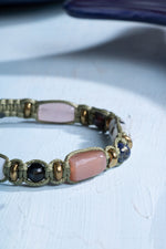 Sertifikalı Terazi Burcu Doğal Taş Makrome Bileklik 4