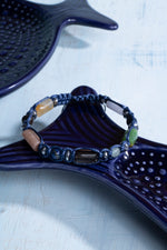 Sertifikalı Terazi Burcu Doğal Taş Makrome Bileklik