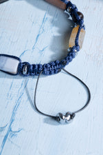 Sertifikalı Terazi Burcu Doğal Taş Makrome Bileklik