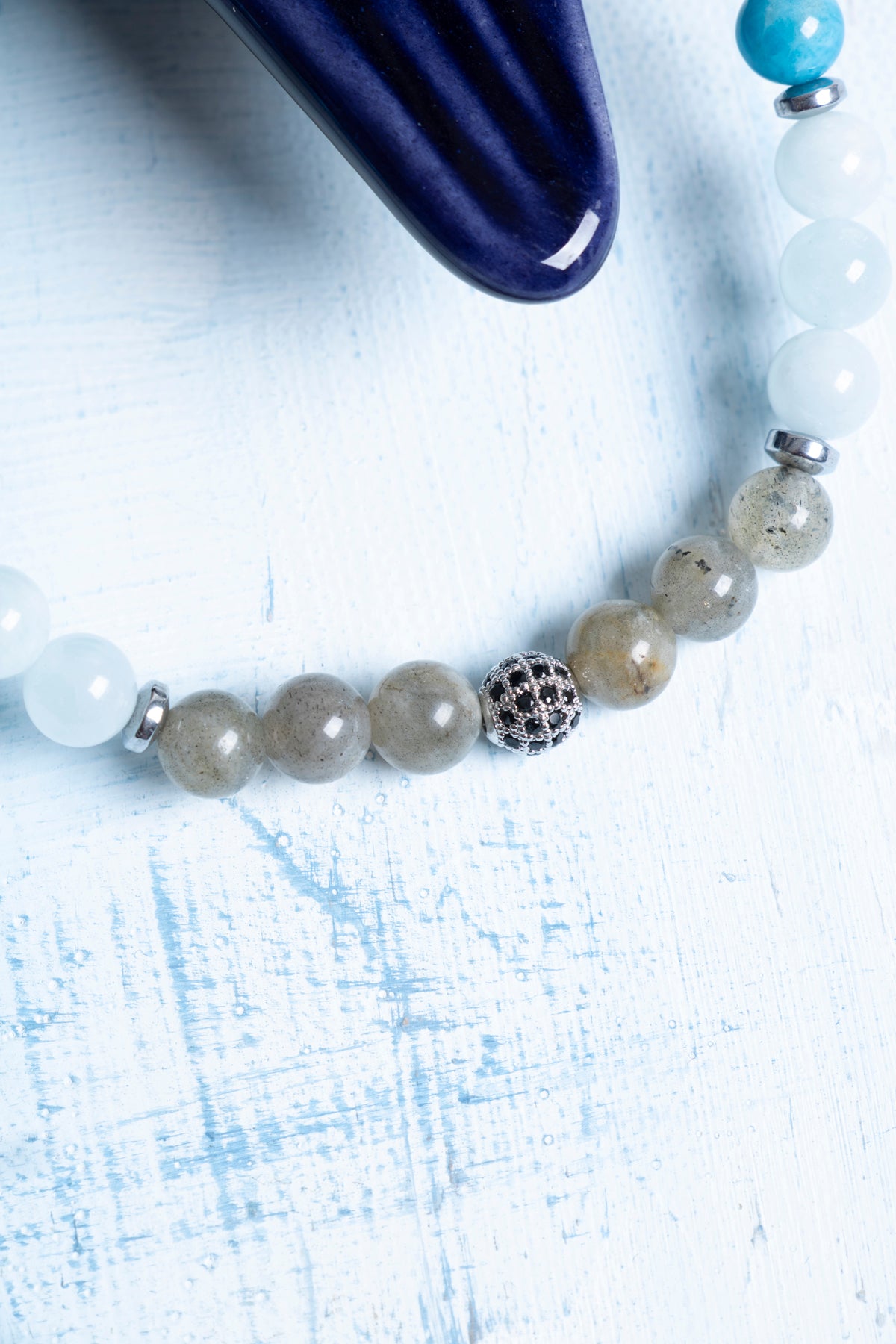 Sertifikalı Yay Burcu Doğal Taş Bileklik – Apatit, Labradorit ve Daha Fazlası