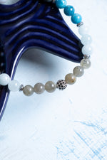 Sertifikalı Yay Burcu Doğal Taş Bileklik – Apatit, Labradorit ve Daha Fazlası