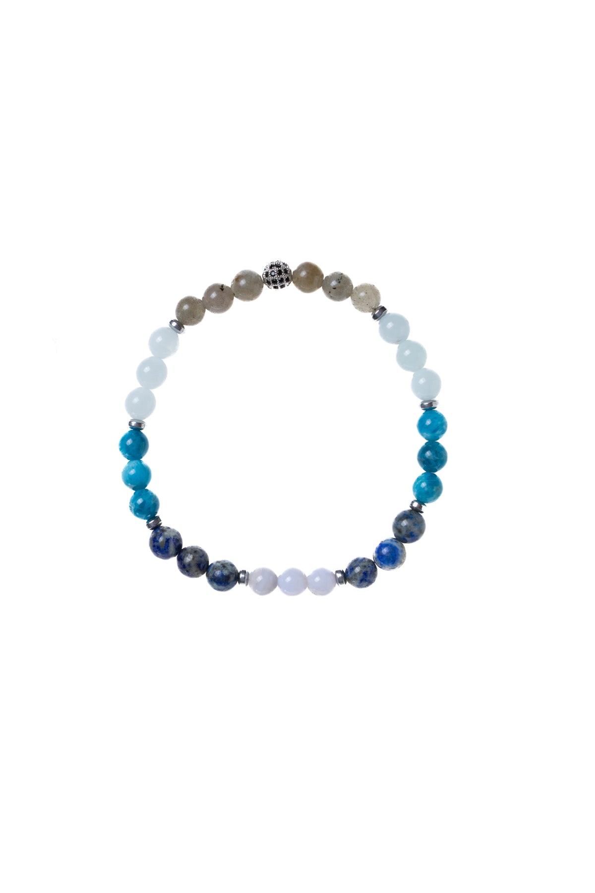 Sertifikalı Yay Burcu Doğal Taş Bileklik – Apatit, Labradorit ve Daha Fazlası