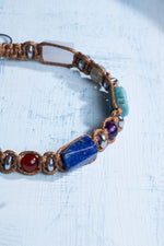 Sertifikalı Yay Burcu Doğal Taş Makrome Bileklik 4