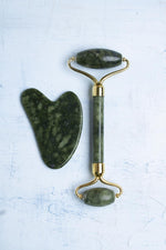 Sertifikalı Yeşim Taşı Gua Sha Yüz Masaj Taşı Kalpli