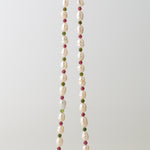 Set İnci - Yeşim - Lal Gümüş Tasarım Kolye